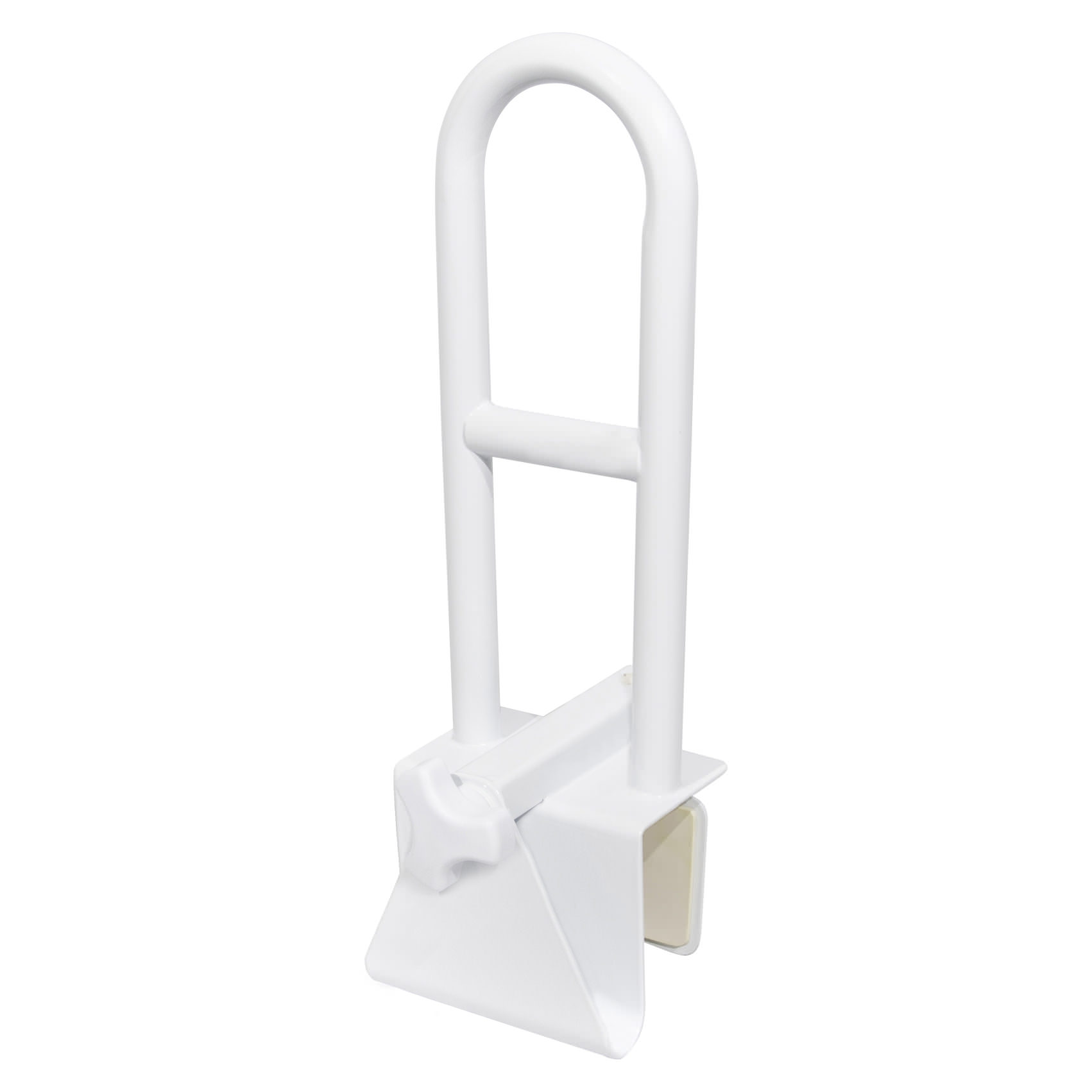 McKesson Smooth Handle Bathtub Grab Bar, White thumbnail 2