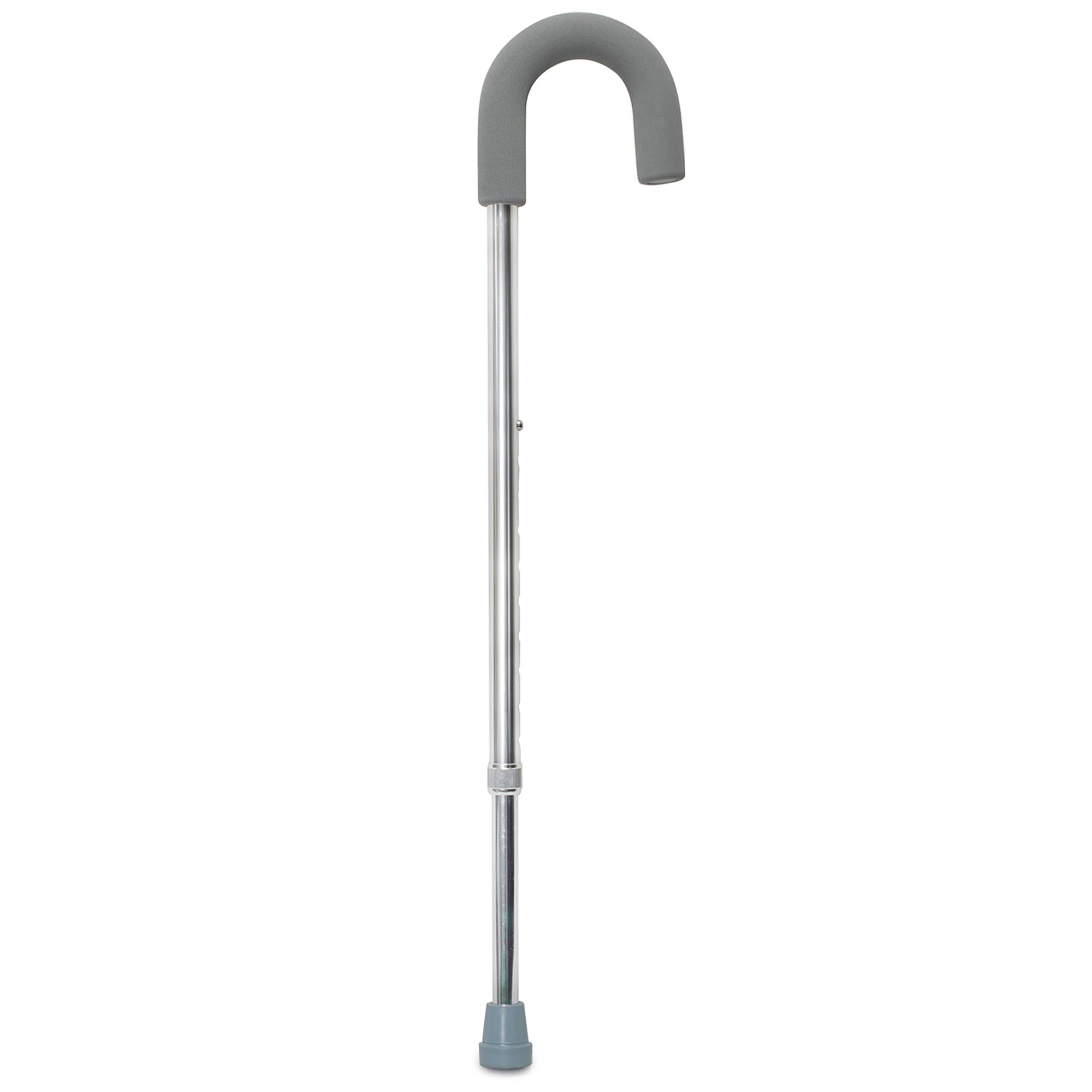 McKesson Aluminum Foam Grip Round Handle Cane - Main image