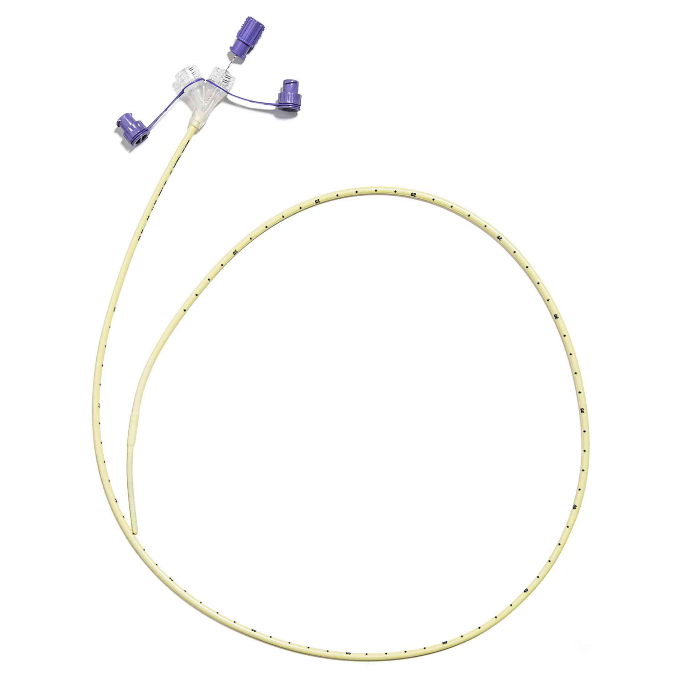 Corflo Ultra-Lite Enfit-Lite Nasogastric Feeding Tube With Stylet, Non-Weighted - Main image