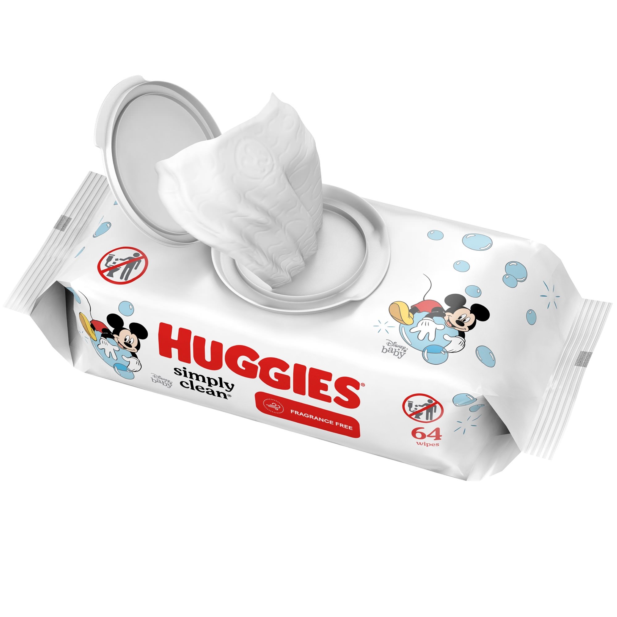 Huggies Simply Clean Fragrance Free Wipes