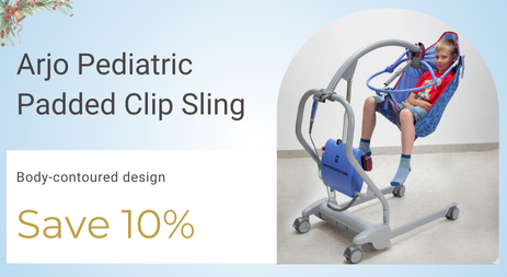 Arjo Pediatric Padded Clip Sling For 4-Point Patient Lift