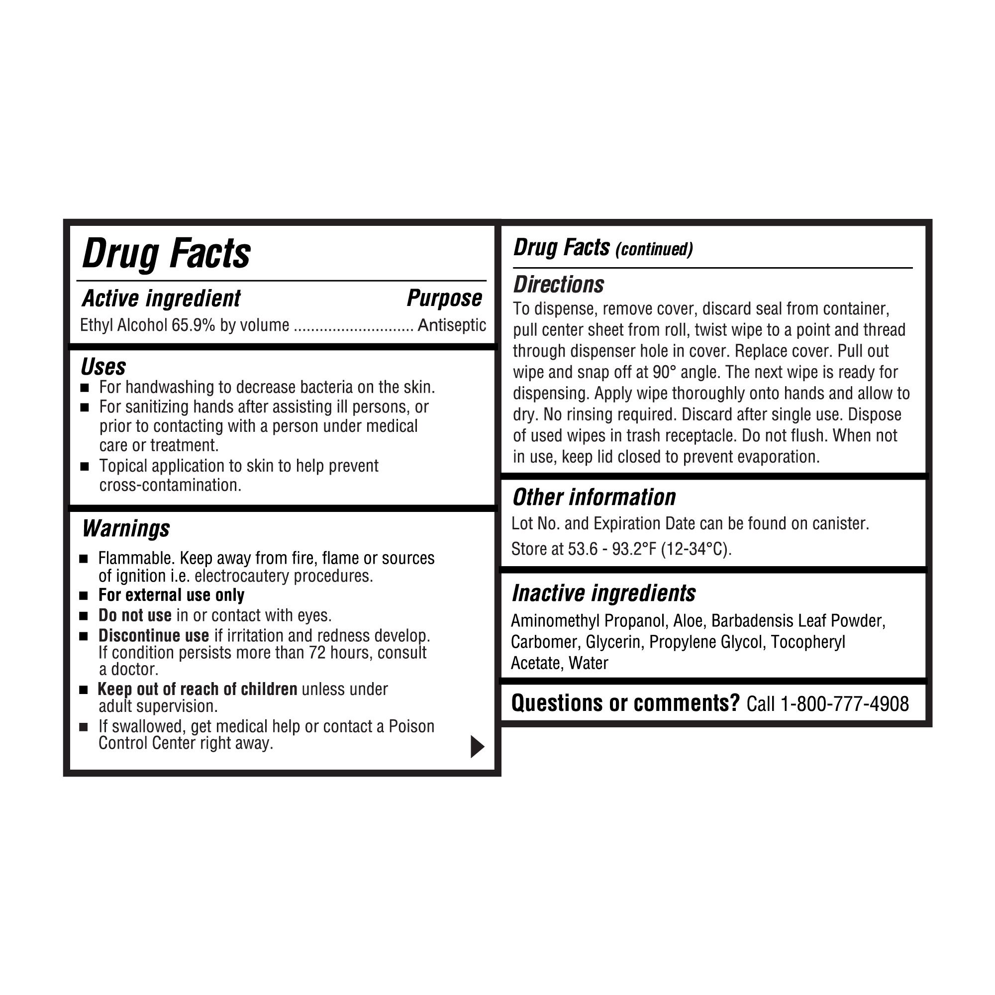 McKesson Instant Hand Sanitizing Wipes thumbnail 3