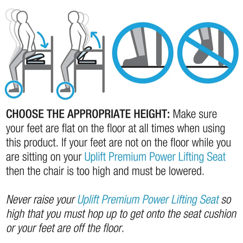 Carex Upeasy Seat Assist Plus Manual Lifting Cushion thumbnail 11