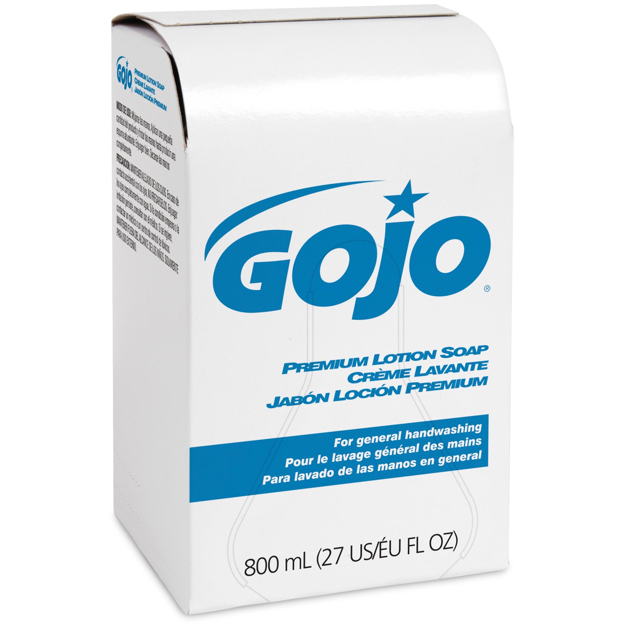 GOJO Premium Lotion Soap 800 mL Refill, Waterfall Scent