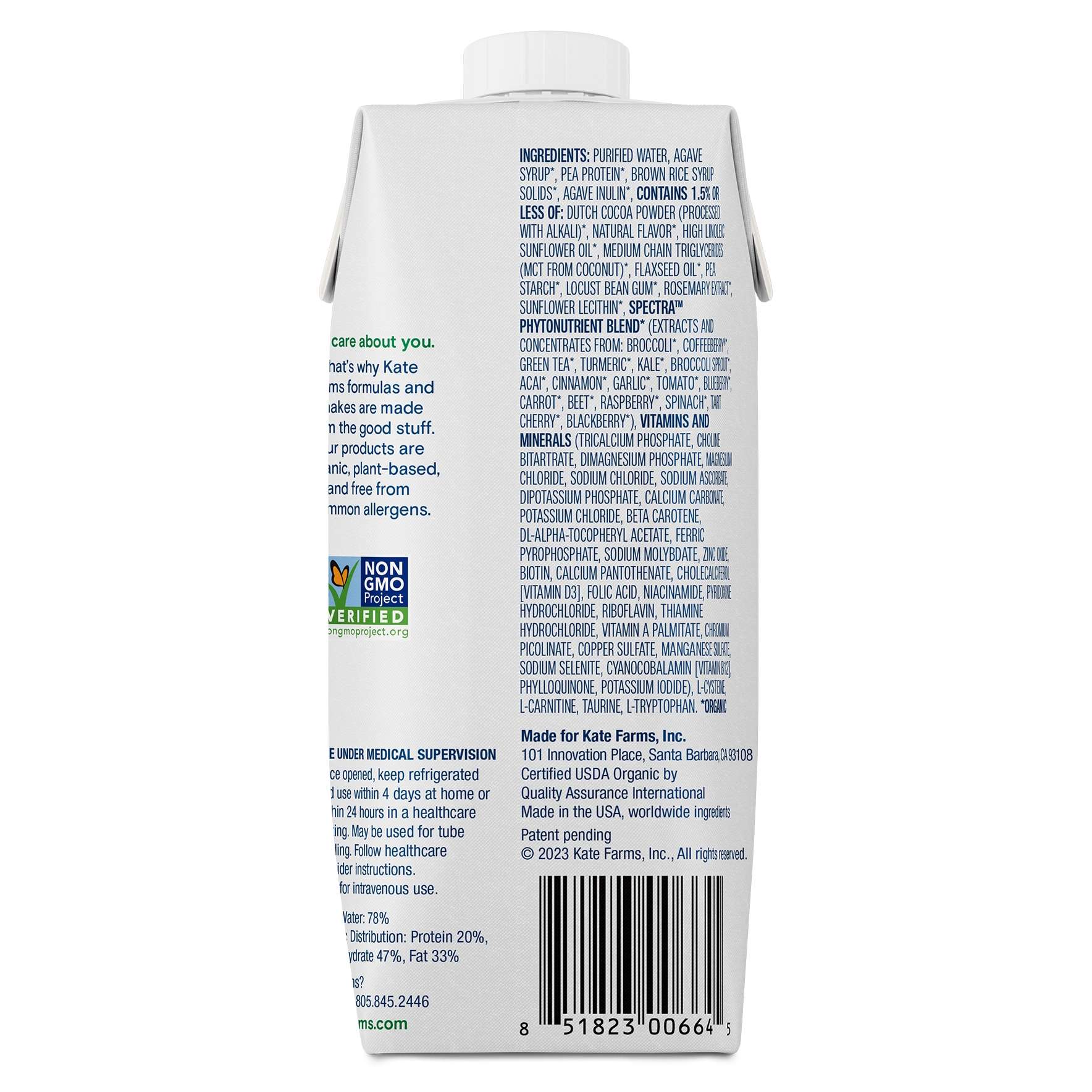 Kate Farms Standard 1.0 Oral Supplement thumbnail 2