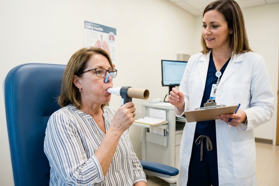 How Is a Diagnostic Spirometer Used?