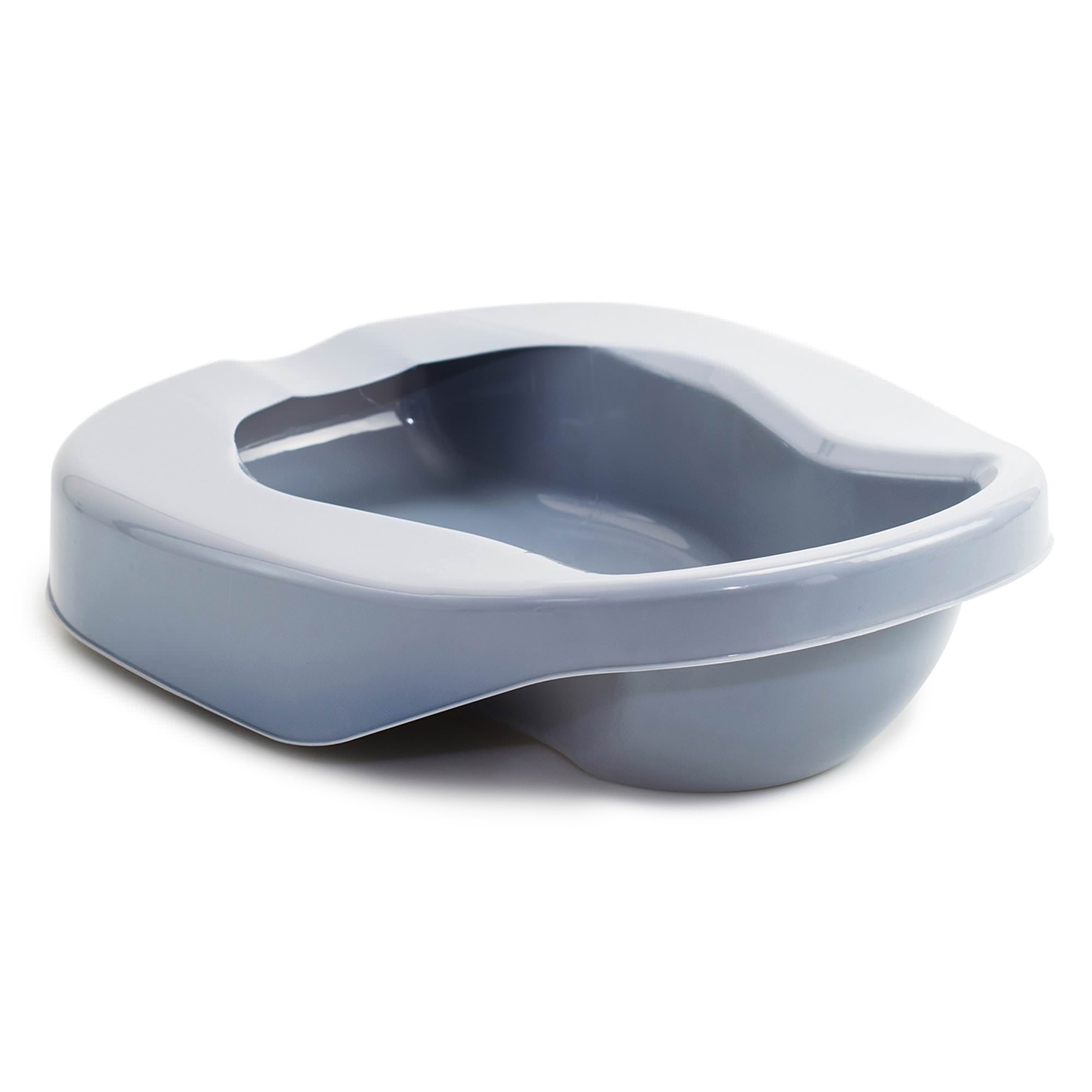 McKesson Contoured Bedpan Gray 16.25 L x 12 W x 4.25 H Inch Unisex Single Patient Use thumbnail 4