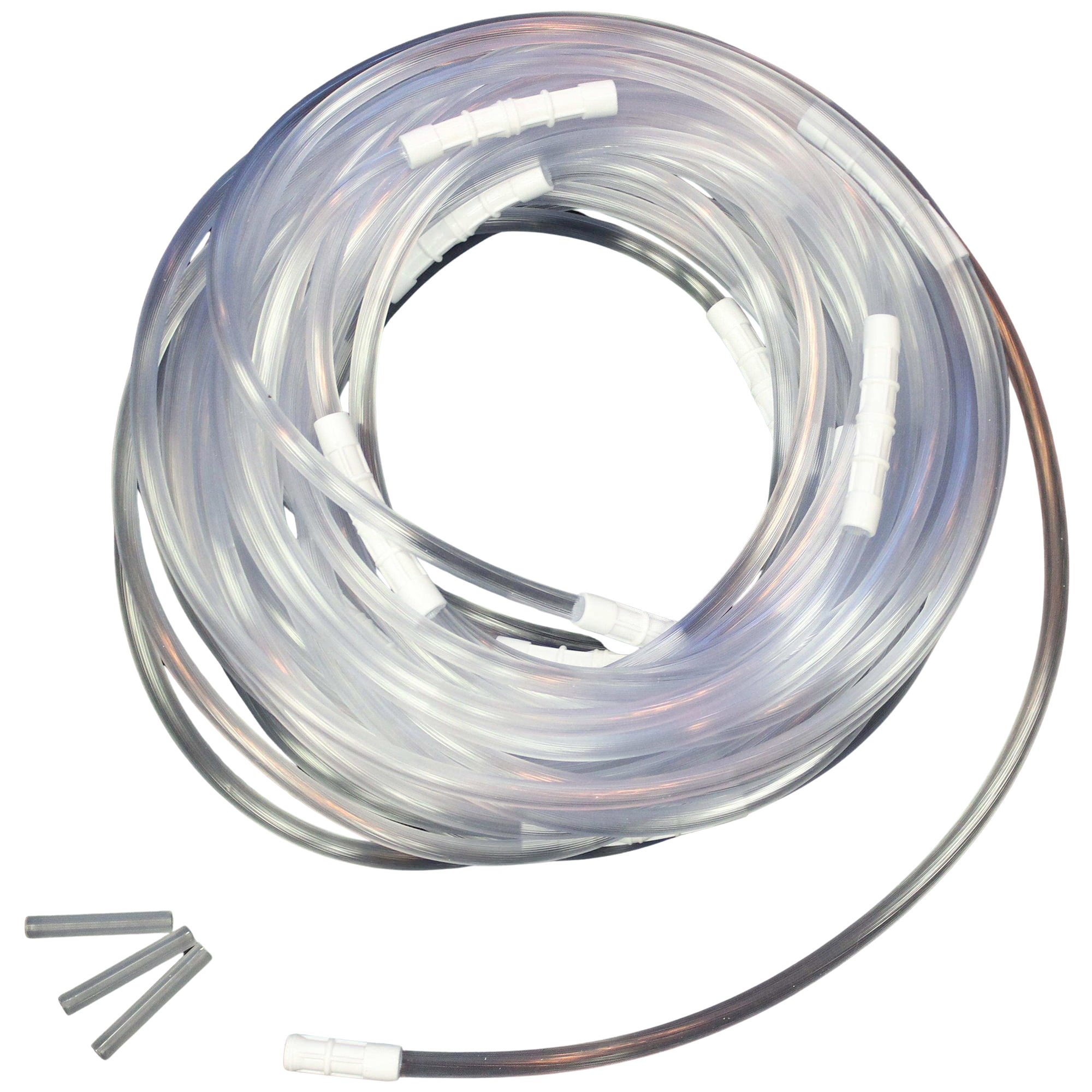 McKesson Suction Connector Tubing Clear 0.25 Inch I.D. Ribbed OT Surface 9.91 mm OD