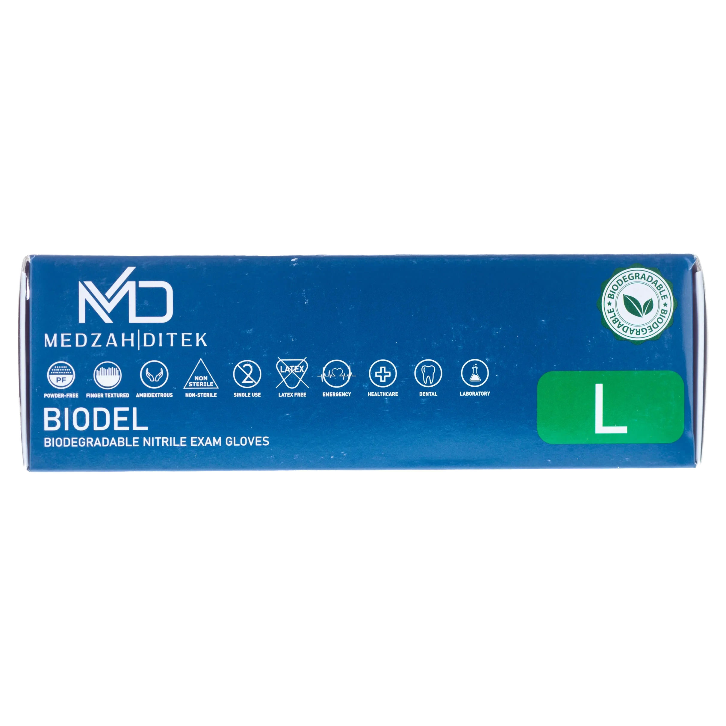 Medzah BIODEL Nitrile Exam Gloves thumbnail 2