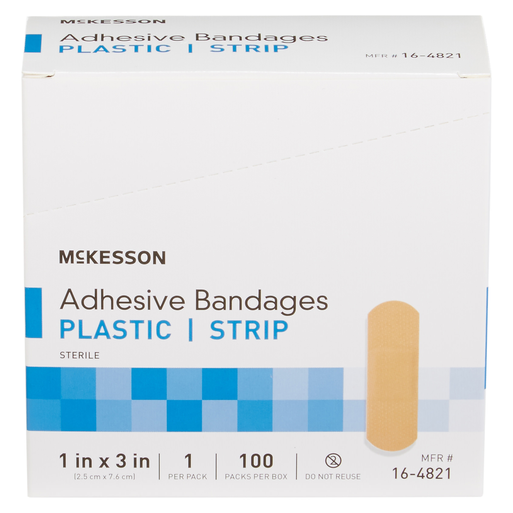 McKesson Plastic Rectangle Adhesive Bandage thumbnail 4