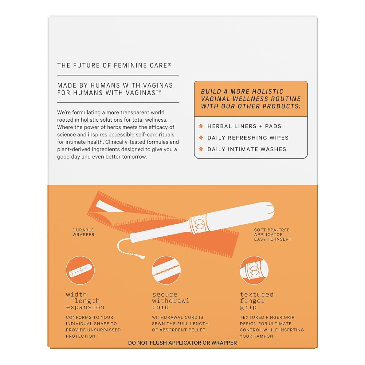 The Honey Pot Company Organic Cotton Core Duo-Pack Tampons thumbnail 2