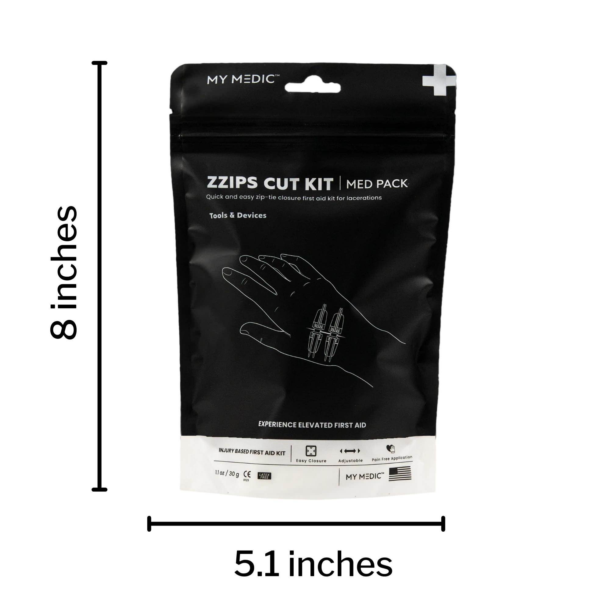 My Medic MED PACKS ZZIPS Cut Kit First Aid Kit 2.2 X 5.1 X 8 Inch thumbnail 5