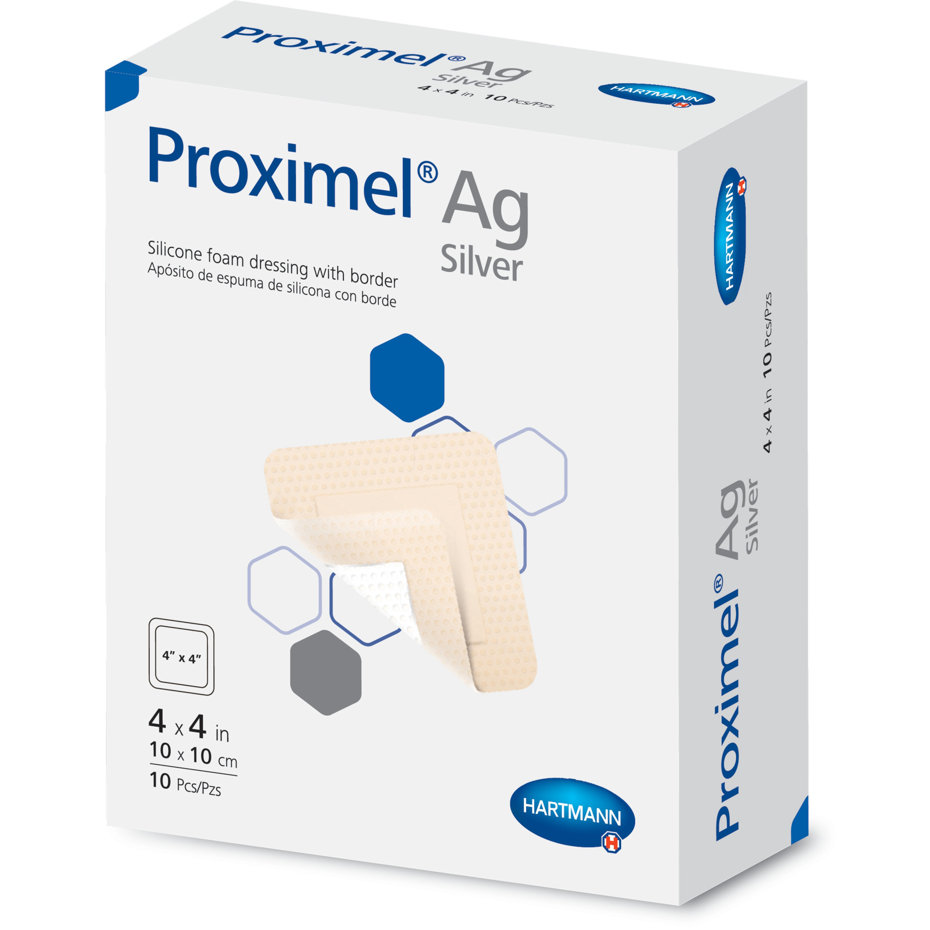 Proximel Ag Silver Silicone Foam Dressing thumbnail 1