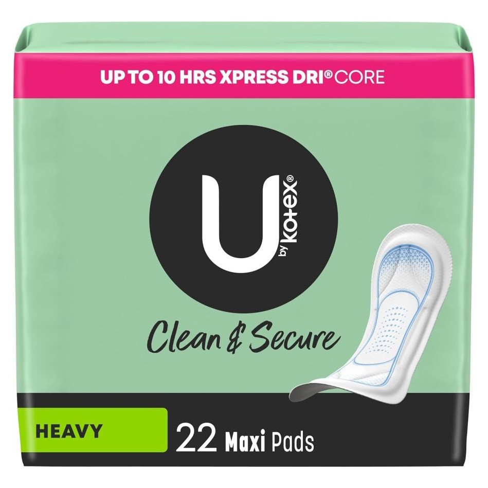 U by Kotex Clean & Secure Super Maxi Pads thumbnail 1