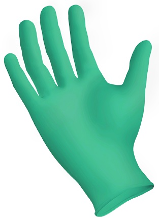 Sempermed Sempersure Green Nitrile Exam Gloves - Main image