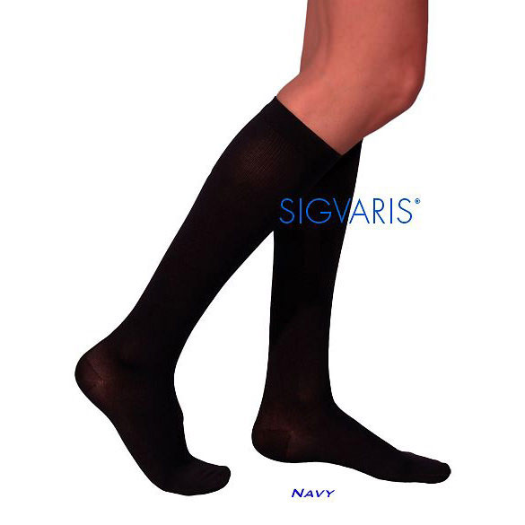 Sigvaris Cotton Calf High Compression Socks thumbnail 1
