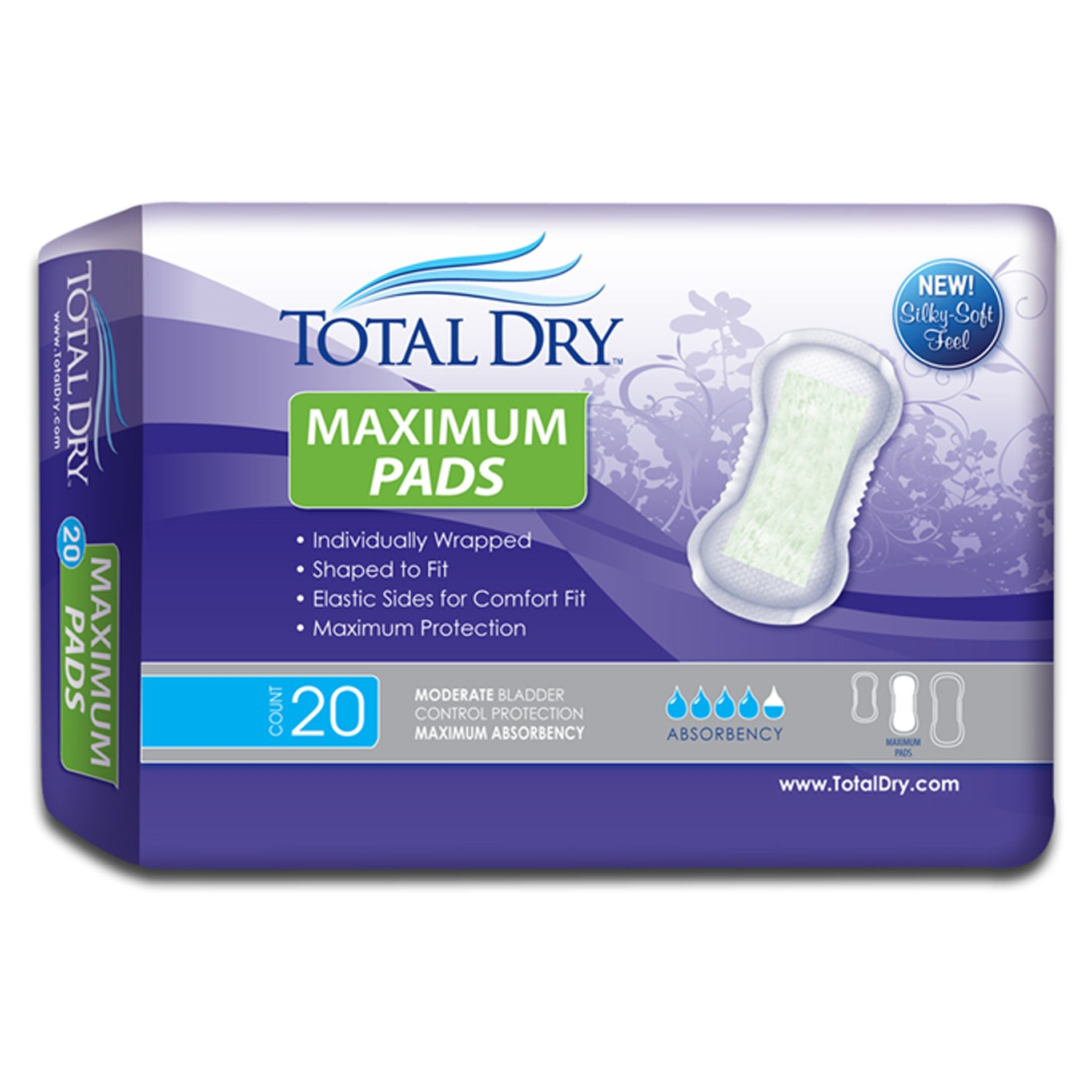 Total Dry Maximum Bladder Control Pads