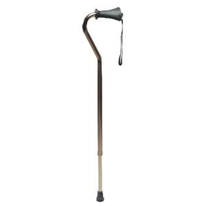 Lumex Aluminum Adjustable Offset Cane with Ortho-Ease Grip thumbnail 1