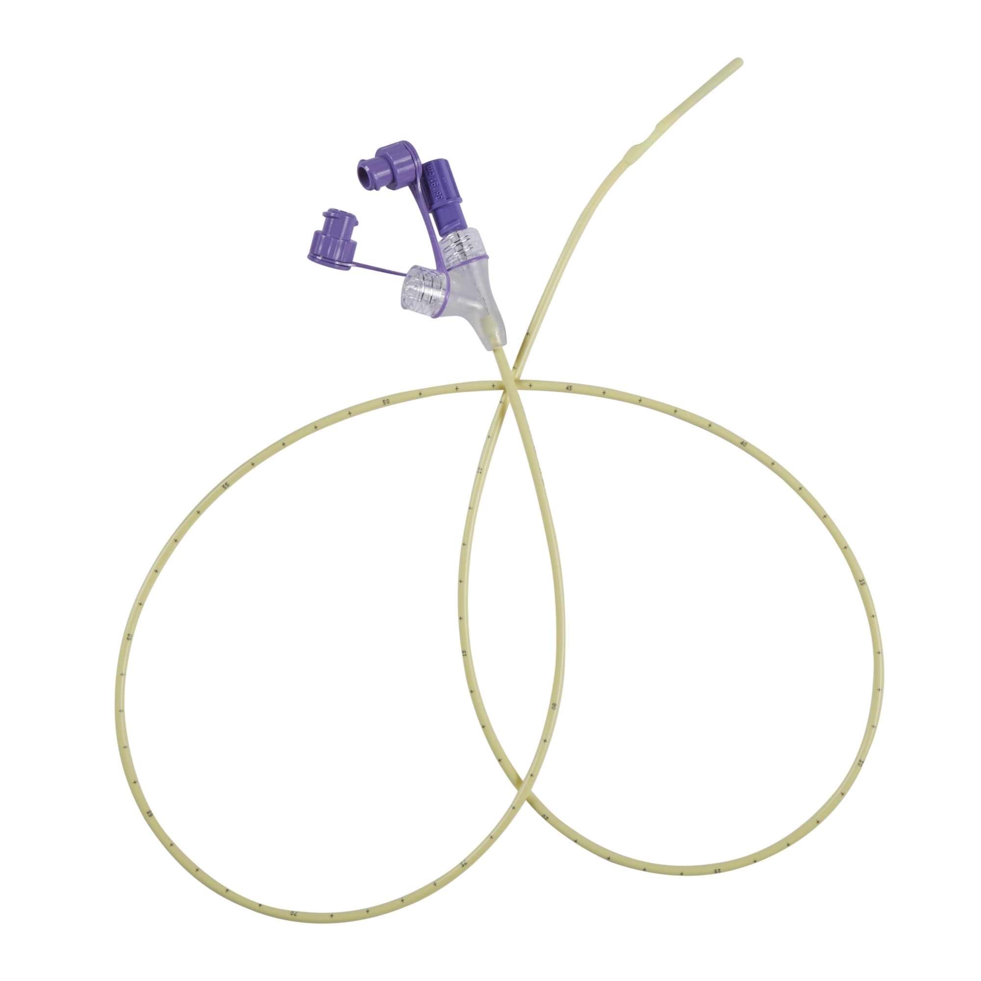 Corflo Pediatric Nasogastric Feeding Tube with Stylet and ENFit, Weighted thumbnail 2