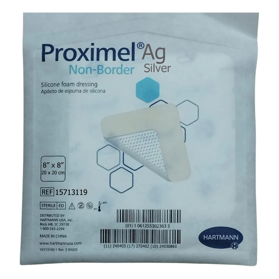 Proximel Ag Silver Silicone Foam Dressing Without Border thumbnail 6
