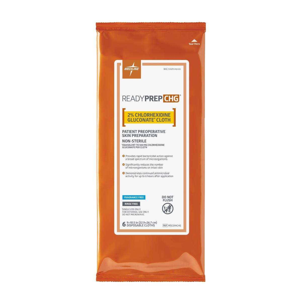 ReadyPrep CHG 2% Chlorhexidine Gluconate Cloths thumbnail 1