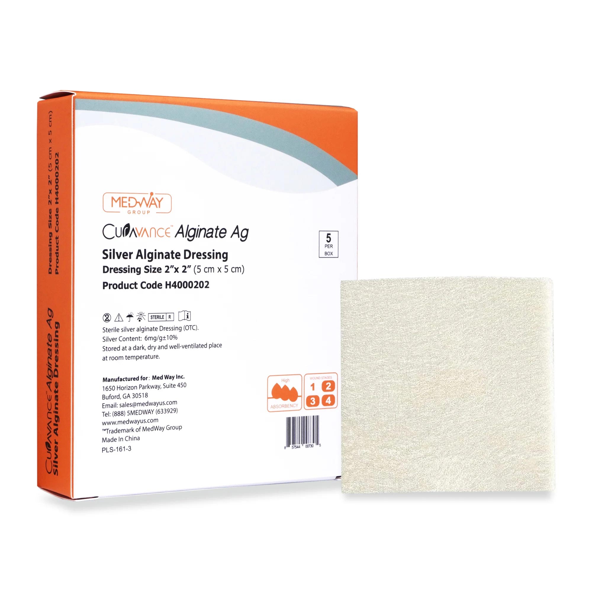 silver alginate foam dressing Ceeport Silver Calcium Alginate Wound Dressing