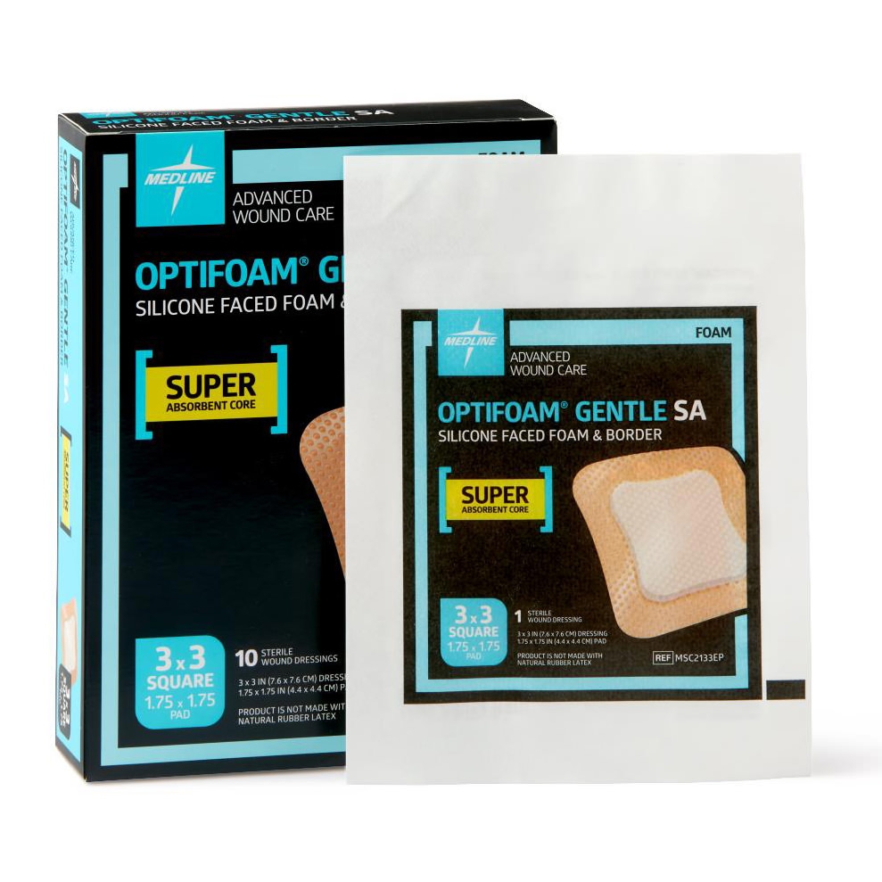 Optifoam Gentle Sa Silicone-faced Foam Dressing thumbnail 2