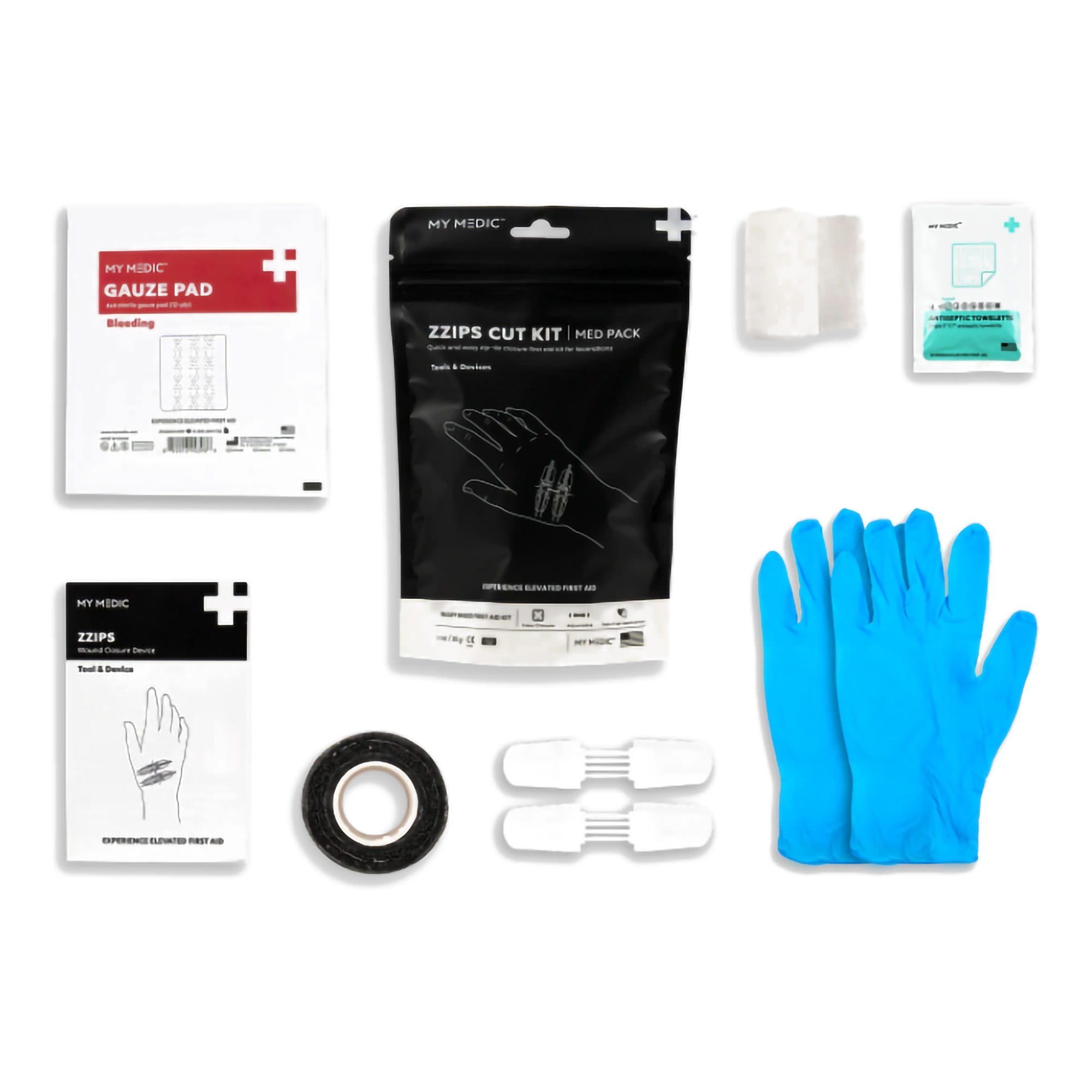 My Medic MED PACKS ZZIPS Cut Kit First Aid Kit 2.2 X 5.1 X 8 Inch thumbnail 4