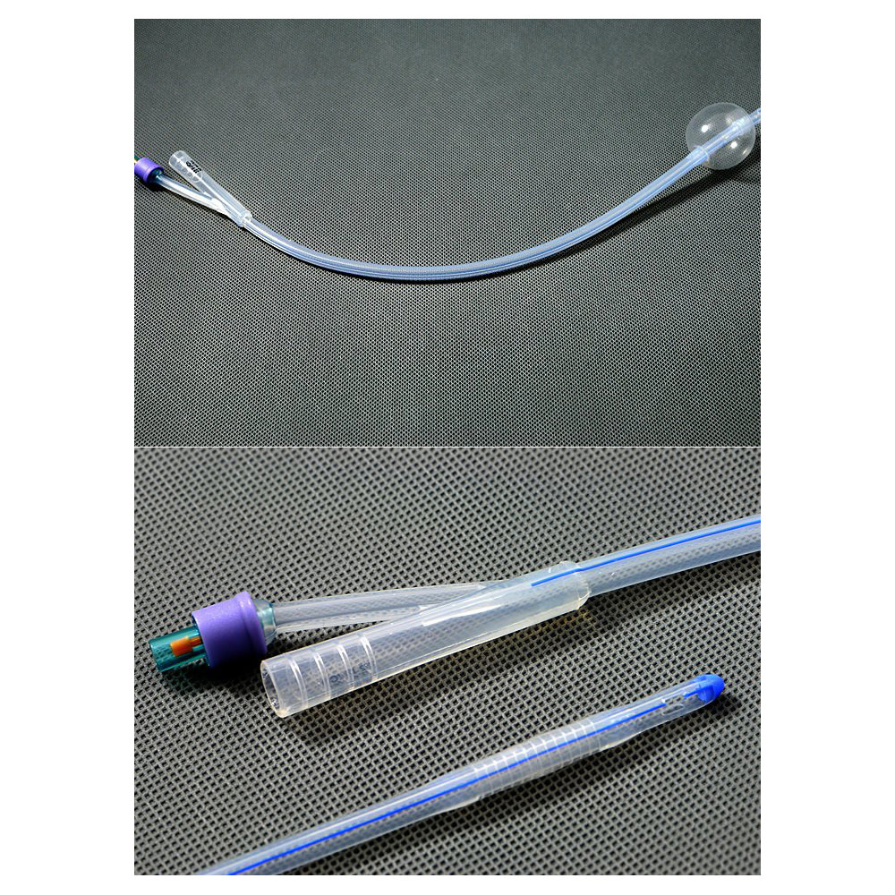Amsure 100% Silicone 2-Way Foley Catheters thumbnail 1