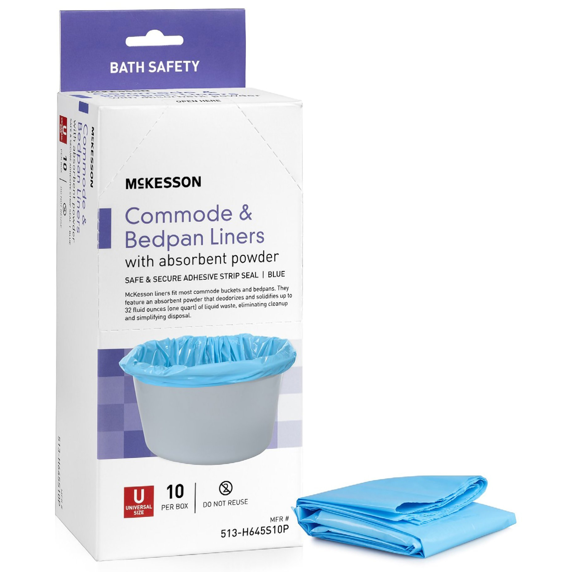 McKesson Commode & Bedpan Liner - Main image