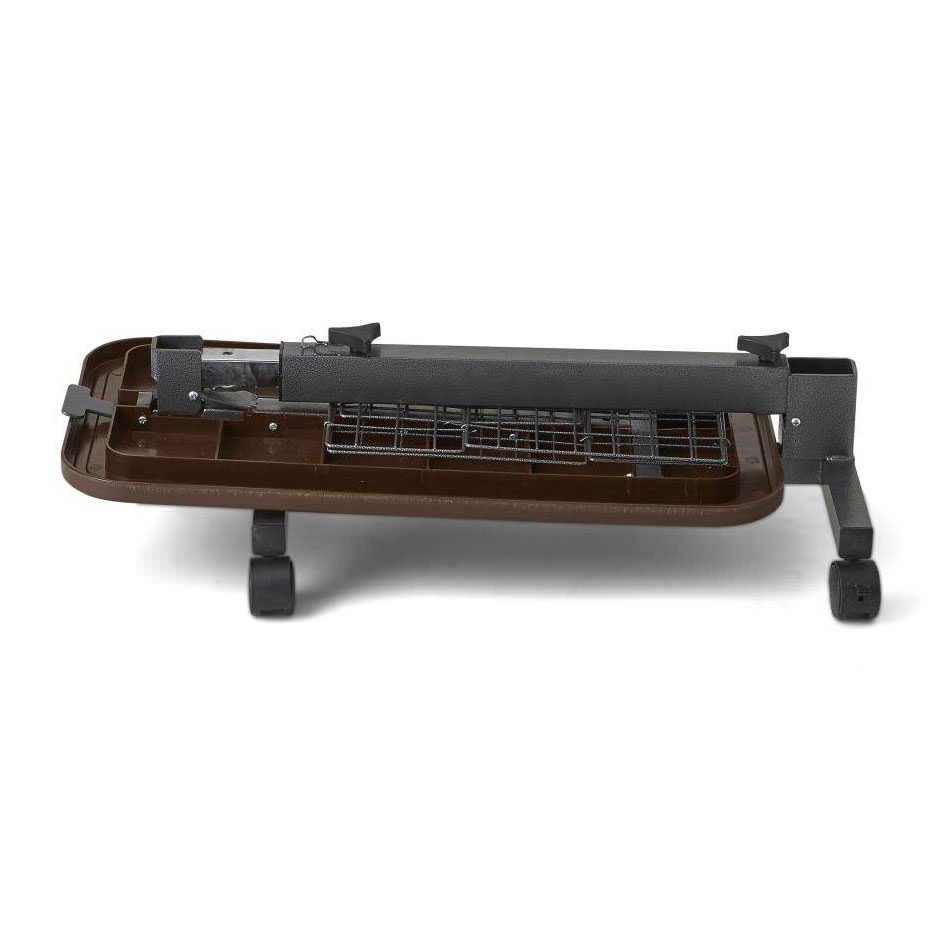 Medline Fold-Flat Overbed Table with Basket thumbnail 3