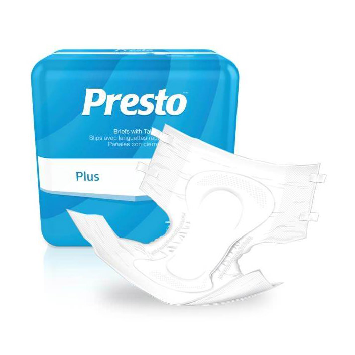 Presto Full Fit Plus Absorbency Breathable Brief