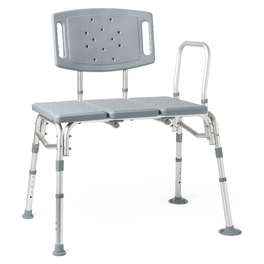 Medline Bariatric Knockdown Transfer Bench | 500 lb Capacity