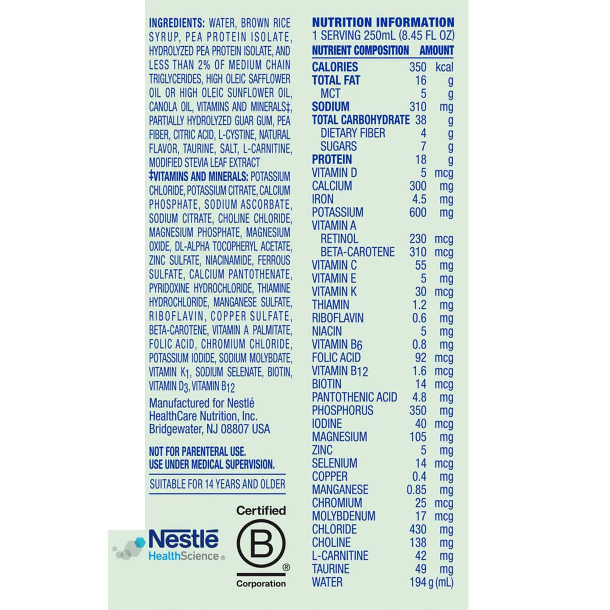 Compleat Standard 1.4 Plant-Based Tube Feeding Formula thumbnail 4