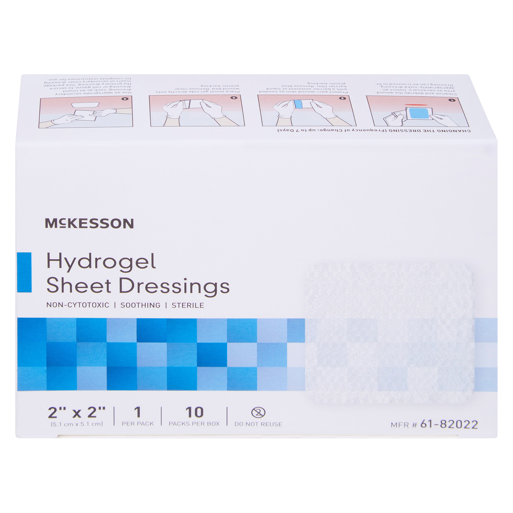 McKesson Hydrogel Dressing Square Sterile thumbnail 4