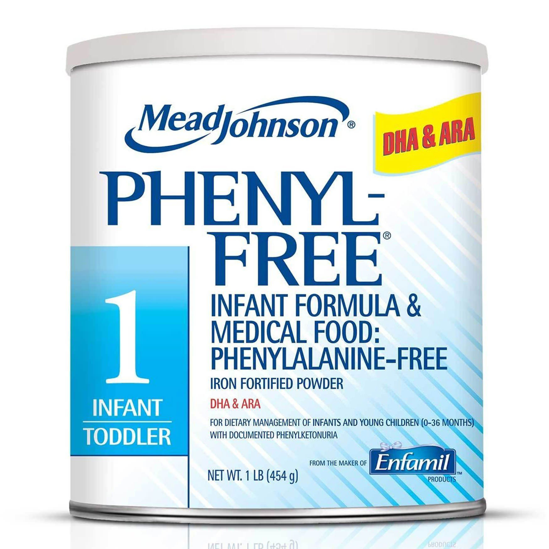 Phenyl-Free 1 Iron-Fortified Infant Formula and Medical Food Powder