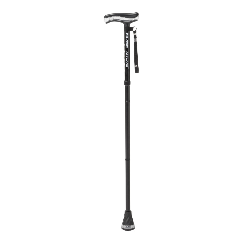 Drive Air-Cane, Sapphire Blue - Lightweight Adjustable Folding Cane
