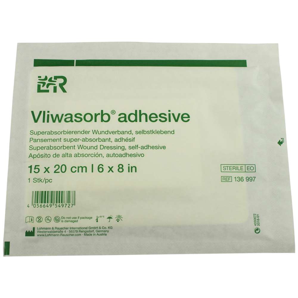 Vliwasorb Super Absorbent Dressing thumbnail 1