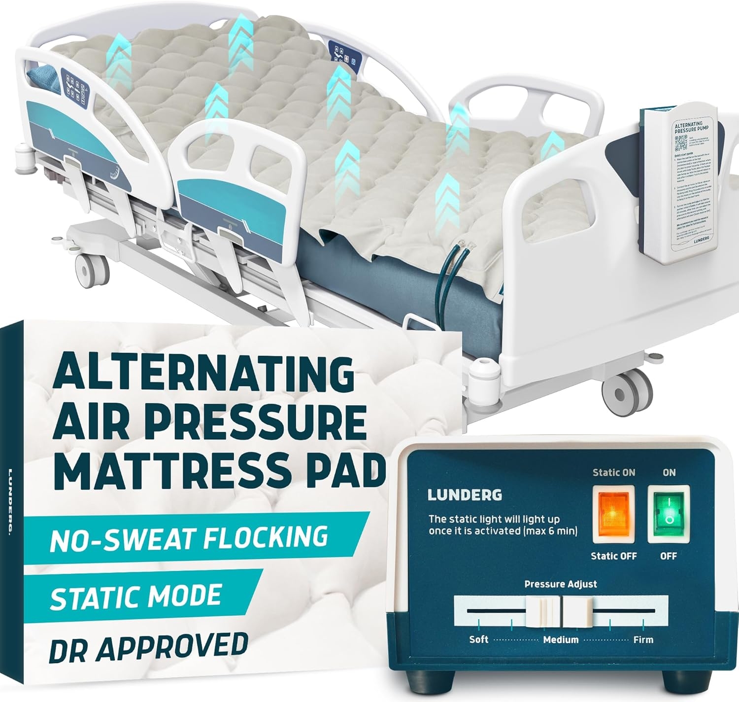 Lunderg Alternating Air Pressure Mattress Pad