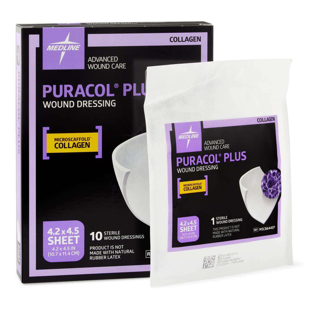 Medline Puracol Plus Collagen Dressing thumbnail 1