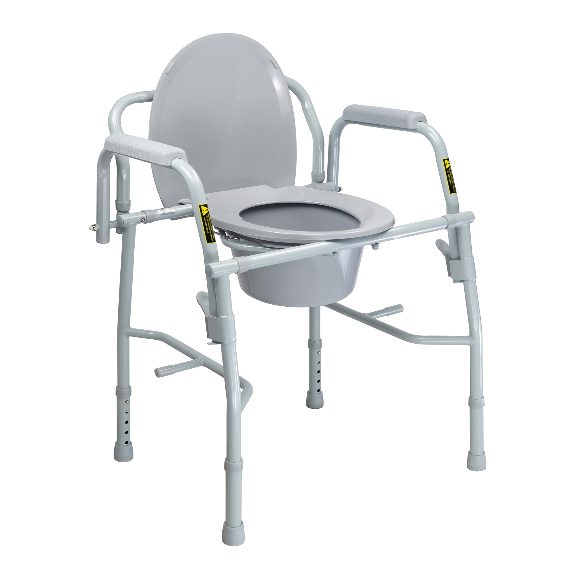 McKesson Drop?Arm Steel Frame Commode Chair - Main image