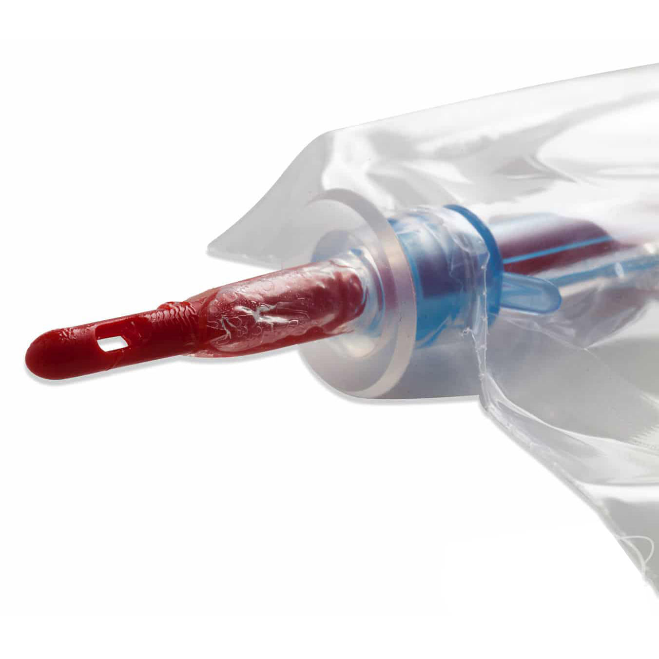 Rusch MMG Intermittent Red Rubber Catheter Closed System Kit thumbnail 2