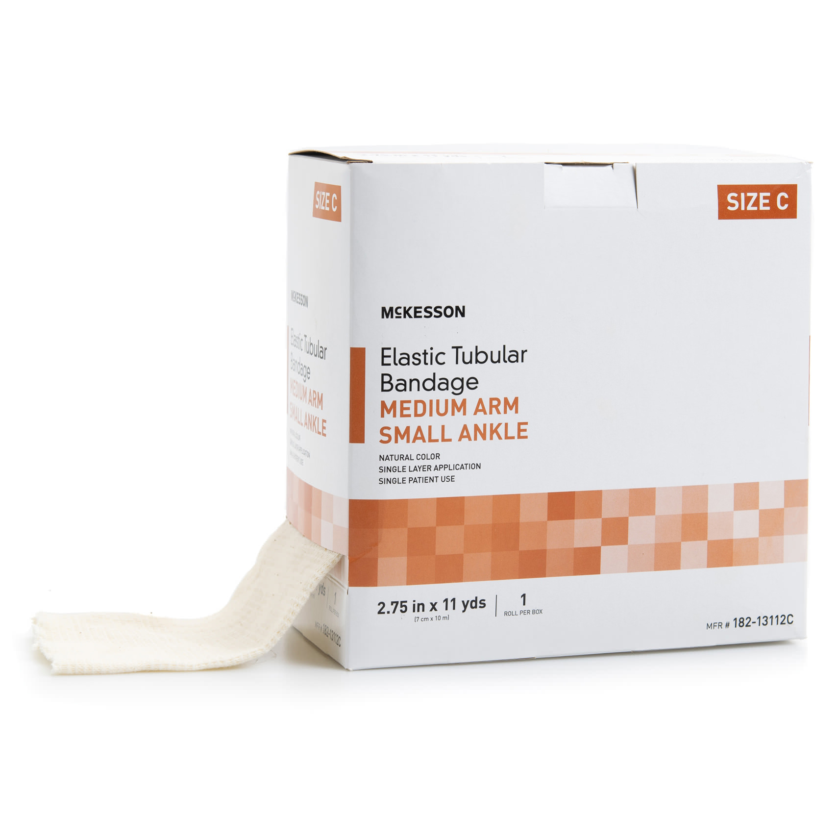 McKesson Spandagrip Elastic Tubular Support Bandage Natural NonSterile - Main image