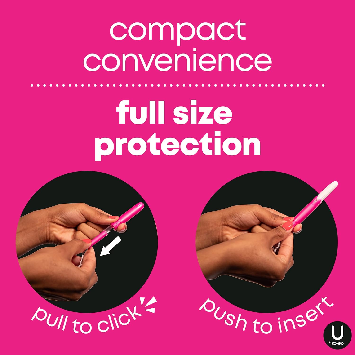 U By Kotex Click Compact Tampons thumbnail 5