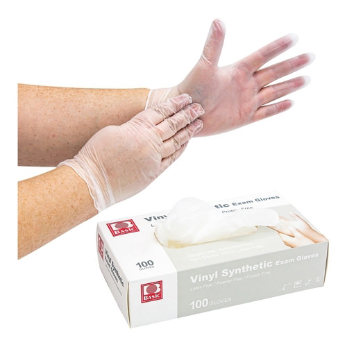 Basic Vinyl Exam Gloves thumbnail 2