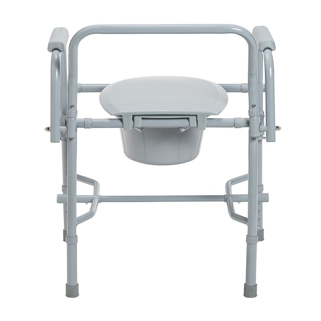 Drive Deluxe Steel Drop-Arm Commode thumbnail 4