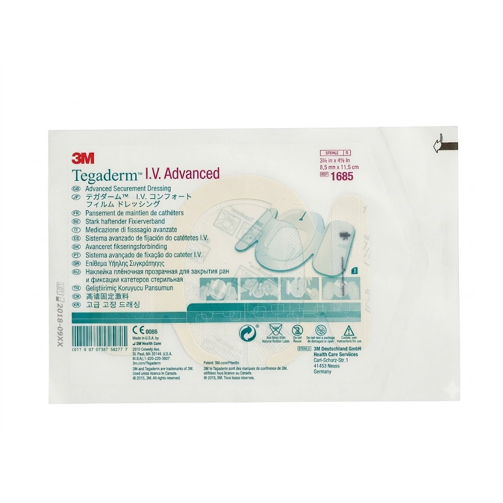 3M Tegaderm IV Advanced Securement Dressing 8.5 x 11.5 cm