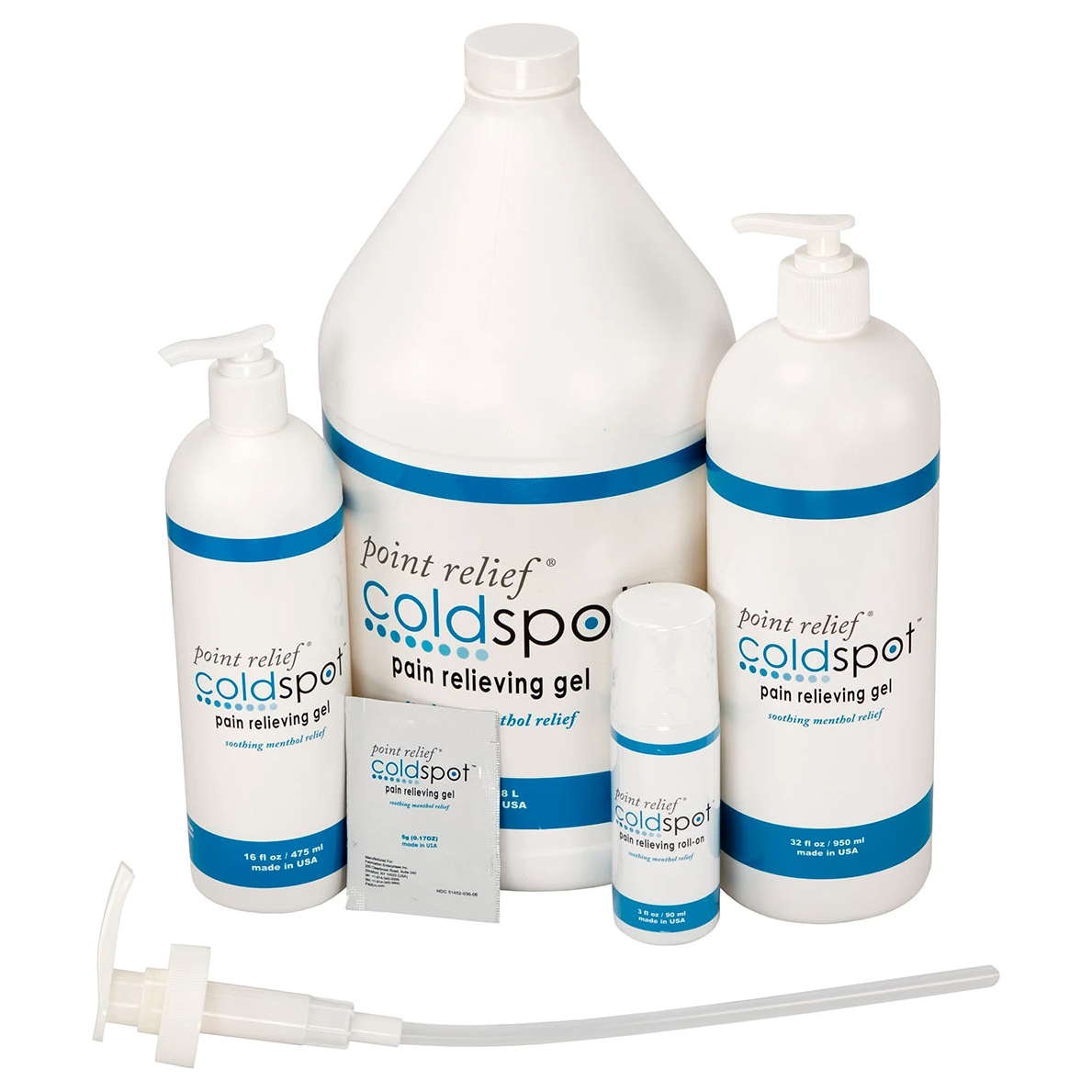 Point Relief ColdSpot Gel Tube 4 oz - Pain Relief
