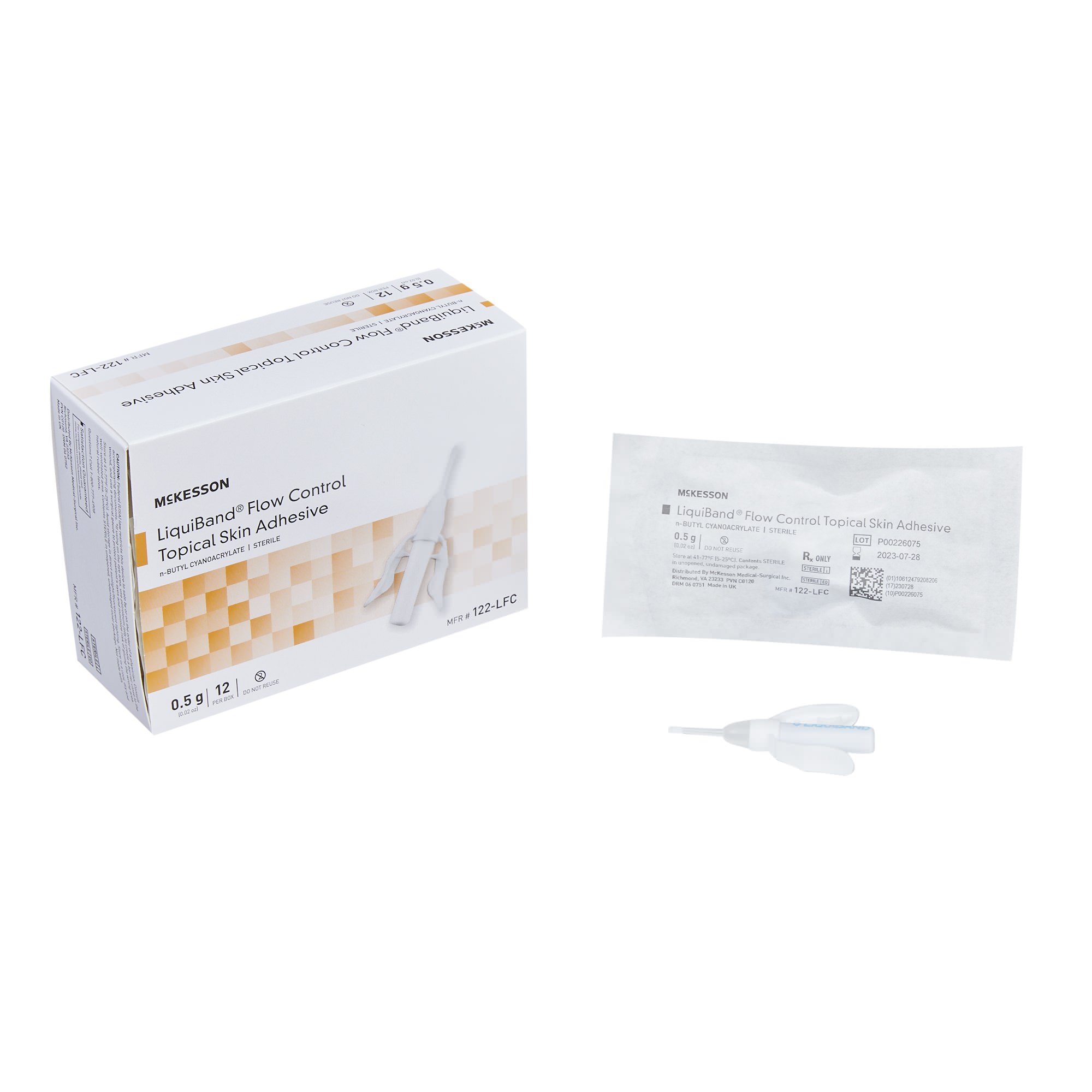 McKesson LiquiBand Flow Control Skin Adhesive Precision Applicator Tip