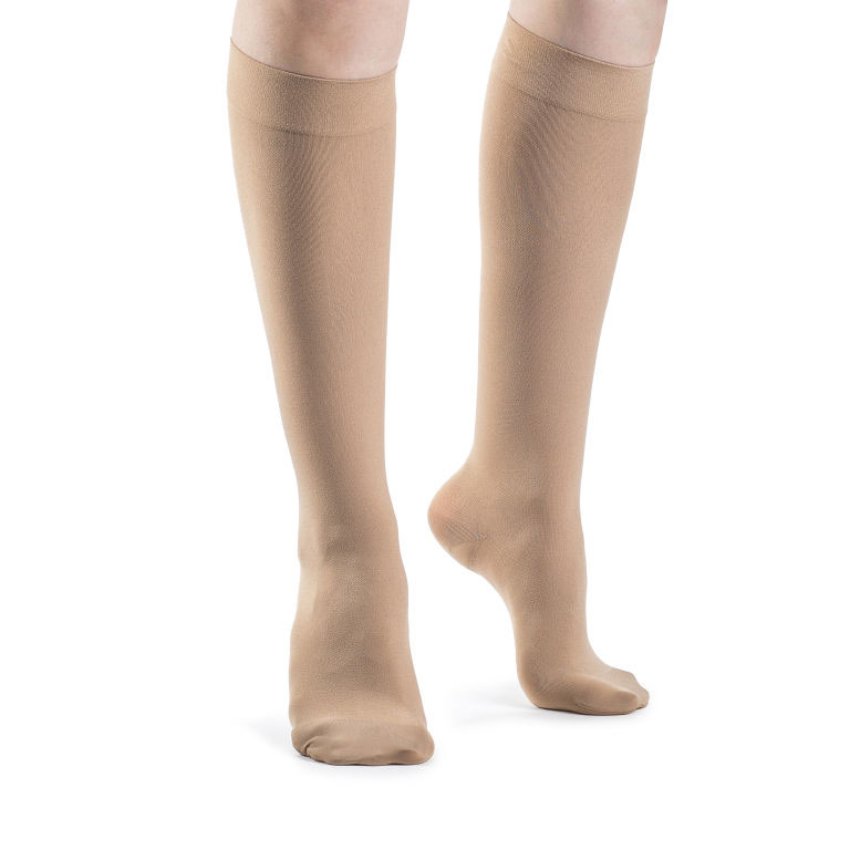 Sigvaris Soft Opaque Calf Compression Socks, 20-30mmHg thumbnail 1